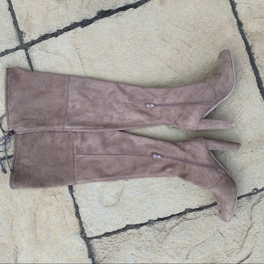 Over The Knee High Heel Boots Size 6